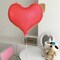 20 Inch Red Heart Mylar Foil Balloons 6 Pcs Large Red Heart Aluminum Foil Helium Balloons for Girls Women Birthday Bridal Engagement Wedding Anniversary Baby Shower Party Decorations